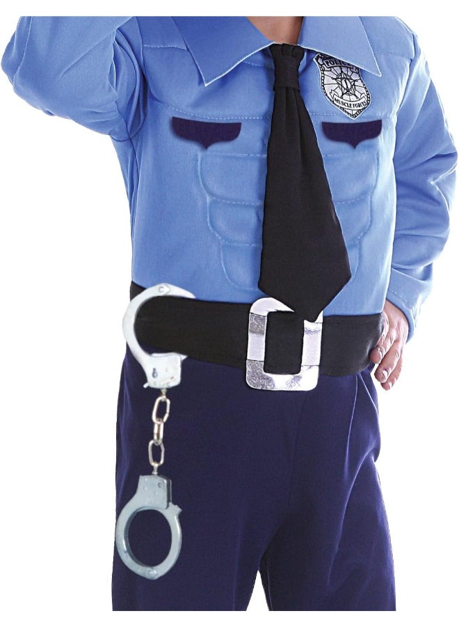 Ciao Poliziotto Baby Police Costume for Kids 3-4 Years | Toddler Policeman Fancy Dress Outfit with Hat & Accessories | Role Play & Halloween Dress Up for Boys & Girls - Image 2