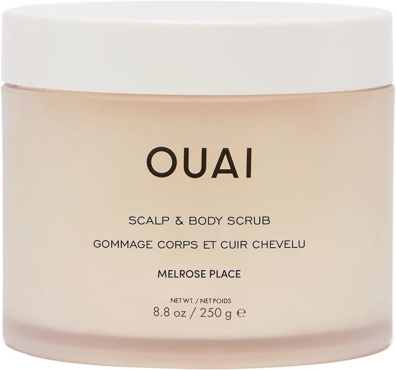Ouai Scalp & Body Scrub. Deep-Cleansing Scrub for Hair and Skin that Removes Buildup, Exfoliates and Moisturizes. Made with Sugar and Coconut Oil. Free from Parabens, Sulfates and Phthalates (8.8 - Image 1