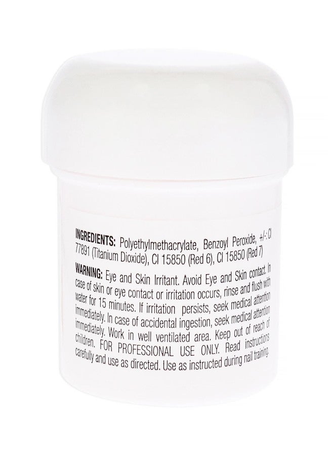 Cuccio Pro Odorless Acrylic Powder - Passionate Pink 1.6 Oz - Image 2