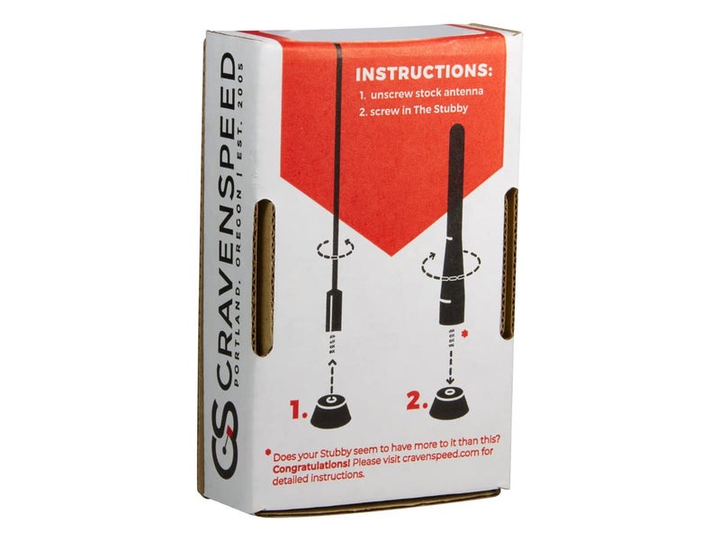 CravenSpeed Stubby Jr Antenna Compatible with Nissan Xterra 2000-2015 | 2 Inches | Short Antenna Replacement | Made in The USA - Image 3