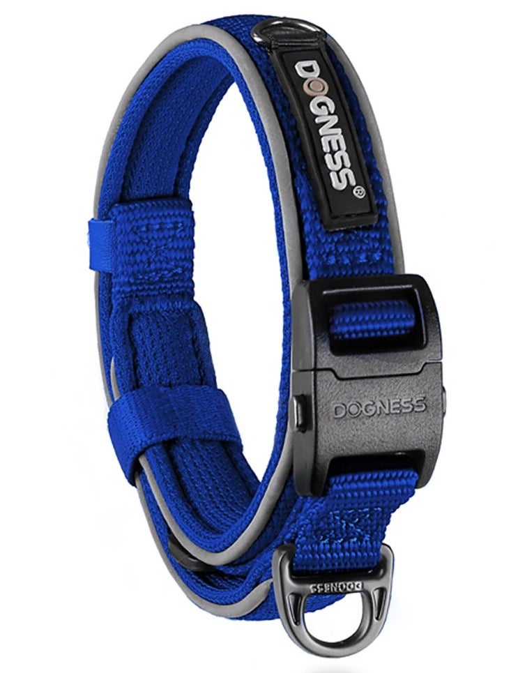 Dogness® Reflective Series Collar For Dogs - Blue - Image 1