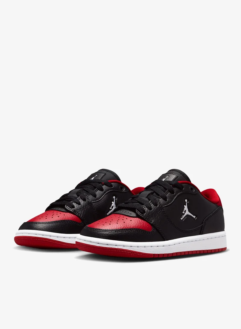 Jordan BLACK/WHITE-GYM RED JORDAN COURT CONNECT LOW BG for Men | Best Price UAE