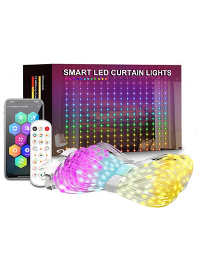 إن كي أكس سلسلة إضاءة LED حديثة بألوان سحرية RGB للتحكم بالبلوتوث 3X3 متر - Image 1