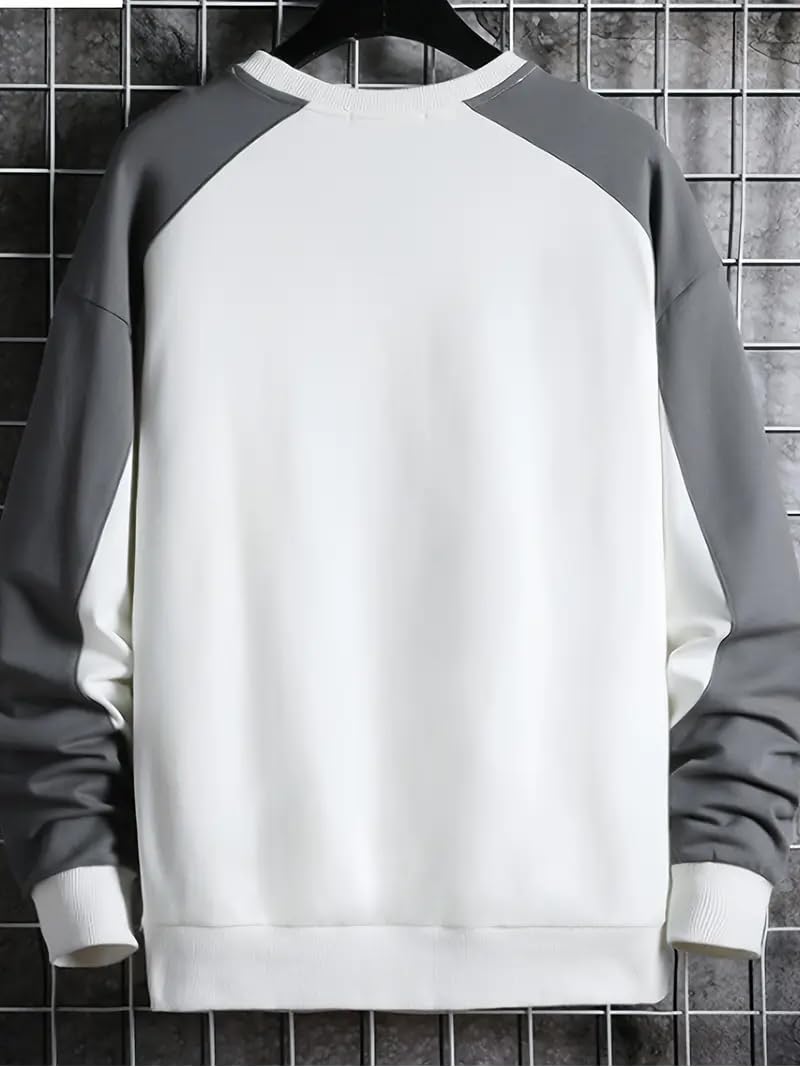 Celary Trendy Color Block Sweatshirt for Men - Modern Streetwear Style - Image 3