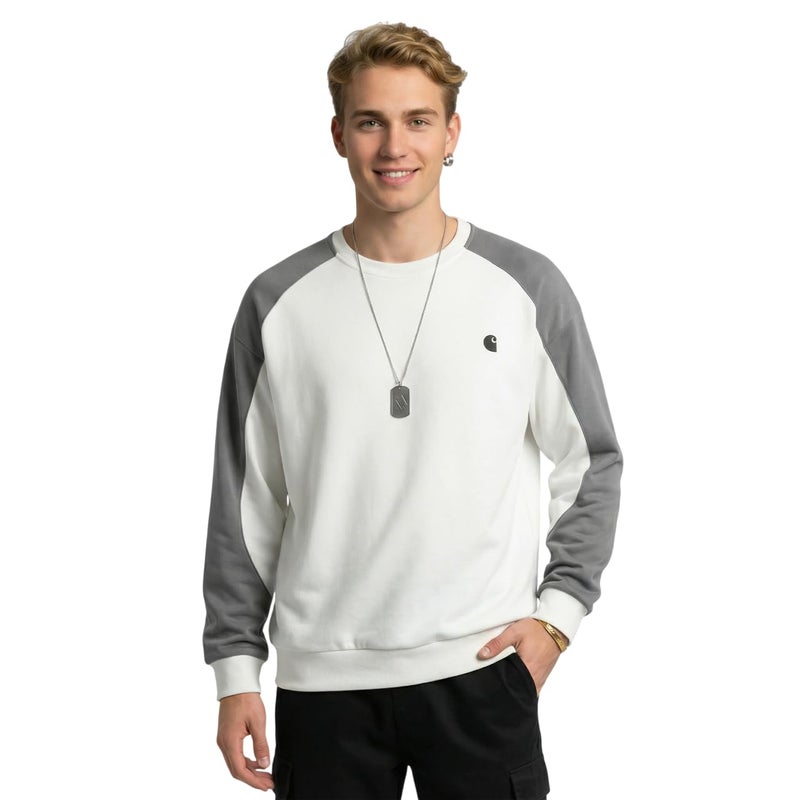 Celary Trendy Color Block Sweatshirt for Men - Modern Streetwear Style - Image 1