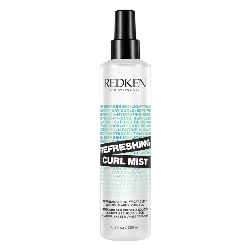 Redken Curl Refreshing Spray For Curly and Coily Hair - Hydrates & Defines up to 7th-Day Curls, Silicone-Free - Image 1