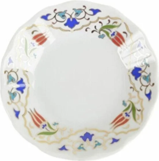 بورلاند Porcelain Coffee Tea Plate for 12 Persons - Lalenaz Pattern