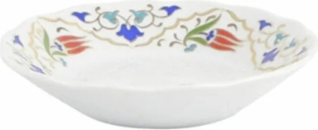 بورلاند Porcelain Coffee Tea Plate for 12 Persons - Lalenaz Pattern