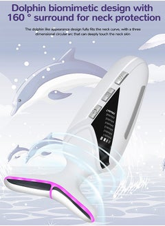 MAANGE Neck Face Beauty Device, 3 Gears 7 LED lights Modes Neck Face Lifting Massager, Efficient Anti-aging Skincare Tool for Skin Care  - Image 5