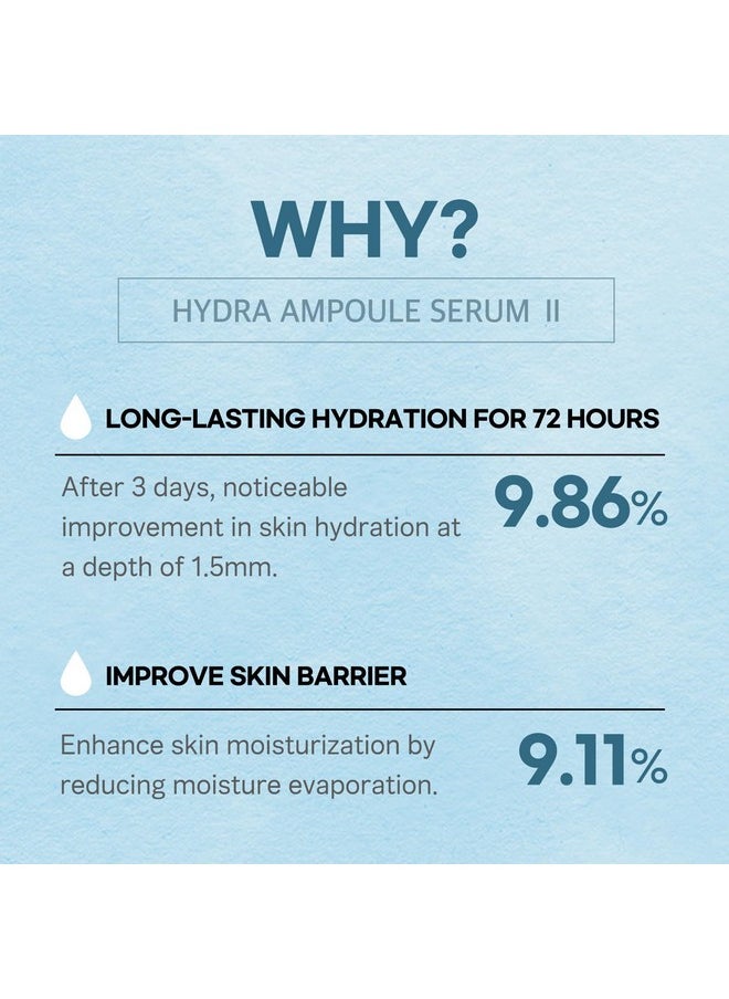 9 wishes [9Wishes] Hydra Ampoule Serum Ⅱ Longlasting Moisturizer For 72 Hours 1.01 Fl. Oz Hydrating Serum For Face With 8Layer Of Hyaluronic Acid And 55% Coconut Water Night And Day Serum  - Image 5