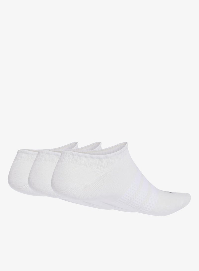 Adidas THIN&LIGHT SPORTSWEAR NO SHOW SOCKS 3 PAIR PACK - Image 2