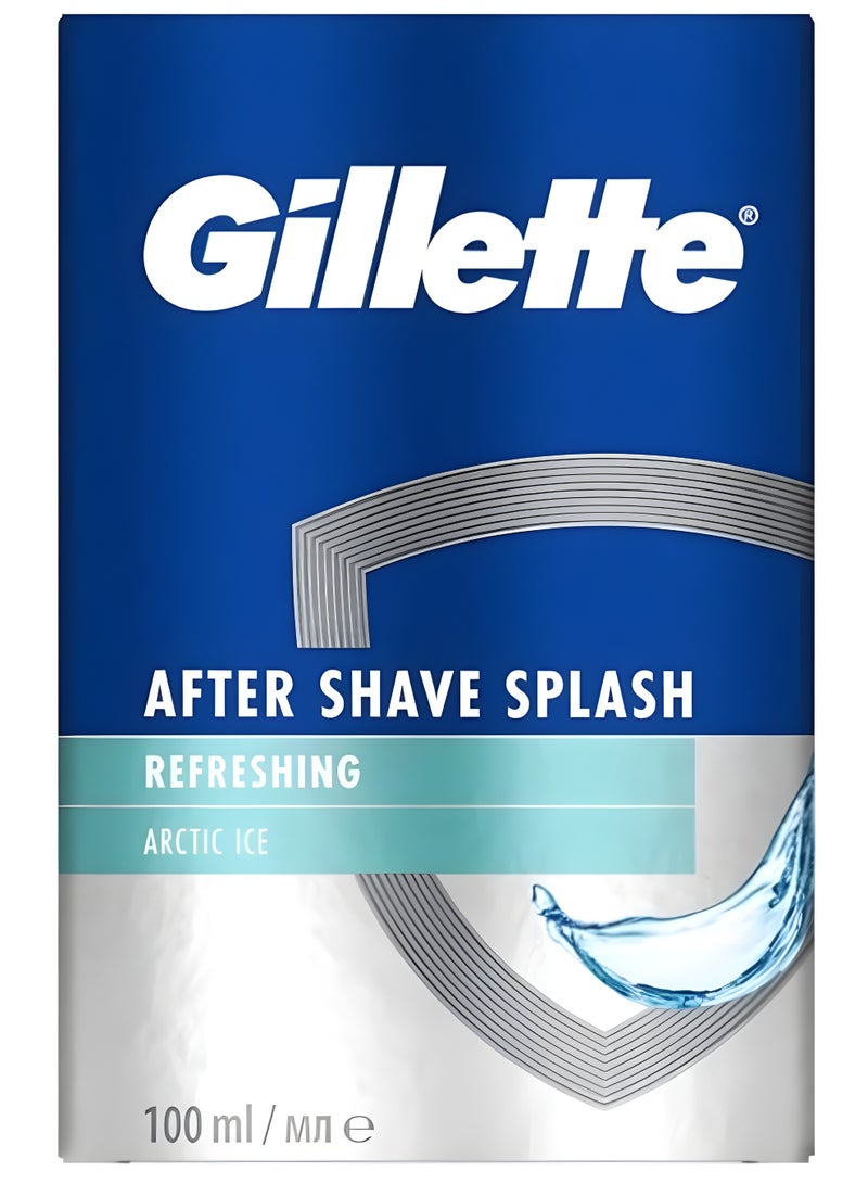 Gillette AFTER SHAVE SPLASH REFRESHING ARCTIC ICE 100 ml - Image 1