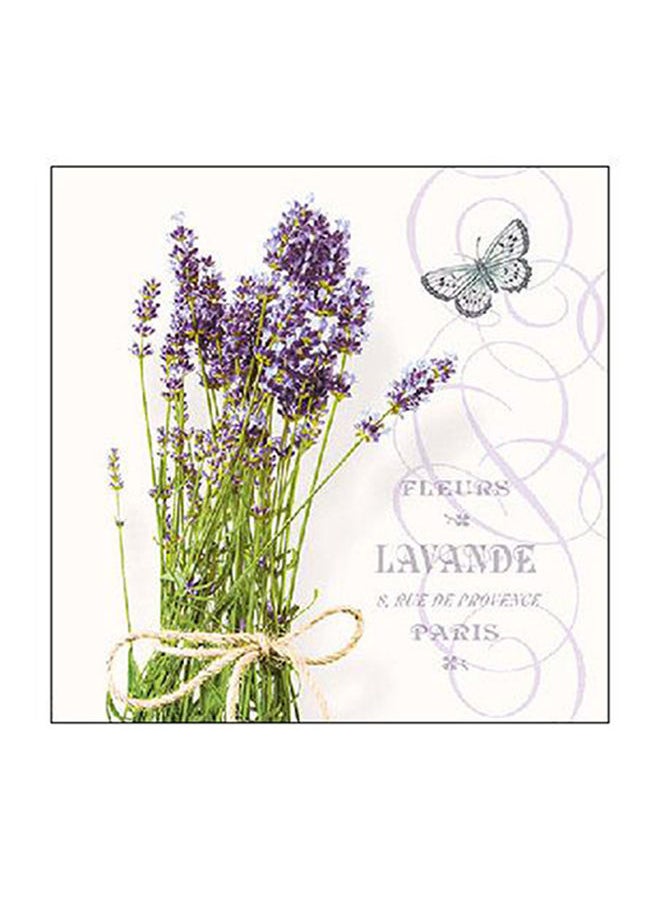 Ambiente Ambiente Small Lavender Napkins 