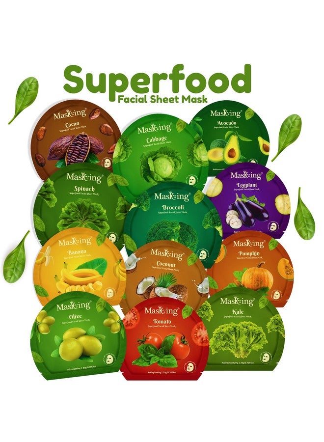 MASKING Superfood Banana Sheet Mask For Skin Brightening, Hydrating For Women And Men, Pack Of 5 - Image 3