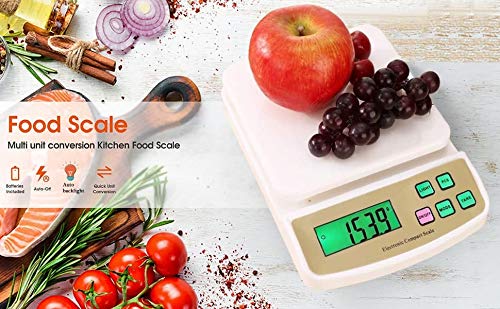 Atipriya DIGITAL Kitchen weighing scale 10kgweight machine for kitchen baking home foodkitchen weight machine 10kg SF400A Made in india WHITE ADAPTOR INCLUDED - Image 5