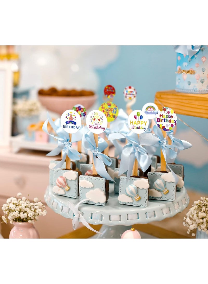 قوس قزح أورينبو 500 قطعة من ملصقات أعياد الميلاد السعيدة بالألوان المائية، لفة واحدة من ملصقات الختم الدائرية اللطيفة اللاصقة لأعياد الميلاد لتزيين حفلات الأطفال - Image 2