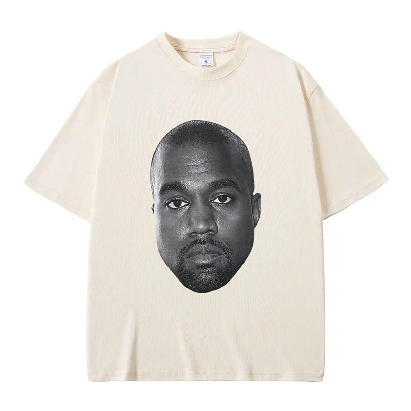 Rapper Kanye West Graphic Print T Shirt Mens Vintage Streetwear - Image 3