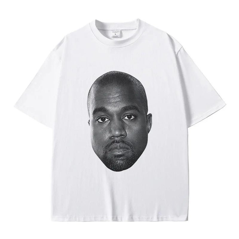 Rapper Kanye West Graphic Print T Shirt Mens Vintage Streetwear - Image 4