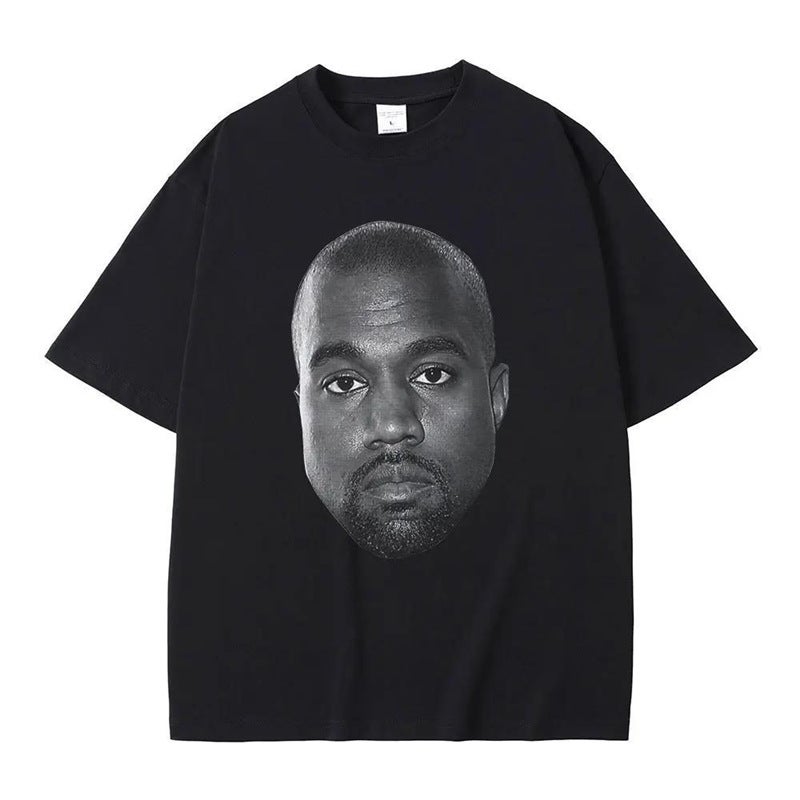 Rapper Kanye West Graphic Print T Shirt Mens Vintage Streetwear - Image 2