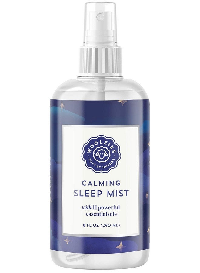 Woolzies Woolzies Calming Sleep Mist | 100% Natural Hypoallergenic Essential Oil Pillow Spray | Relaxing & Comforting | 8 FL OZ  - Image 1