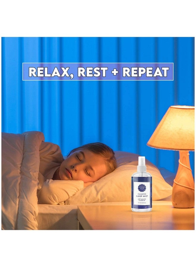 Woolzies Woolzies Calming Sleep Mist | 100% Natural Hypoallergenic Essential Oil Pillow Spray | Relaxing & Comforting | 8 FL OZ  - Image 4
