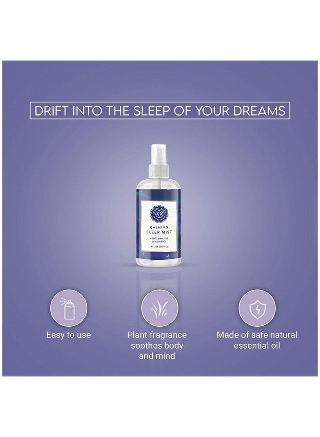 Woolzies Woolzies Calming Sleep Mist | 100% Natural Hypoallergenic Essential Oil Pillow Spray | Relaxing & Comforting | 8 FL OZ  - Image 5