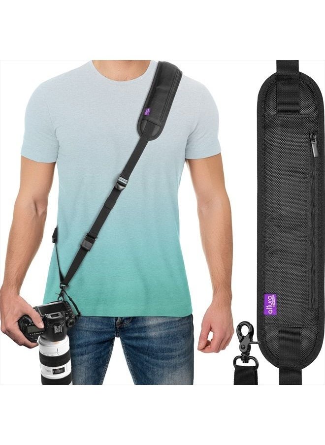 Altura Photo Camera Neck Strap w. Quick Release & Safety Tether - Camera Straps For Photographers - Adjustable DSLR Camera Strap for Sony, Nikon & Canon - Safe & Secure Camera Strap Quick Release  - Image 1
