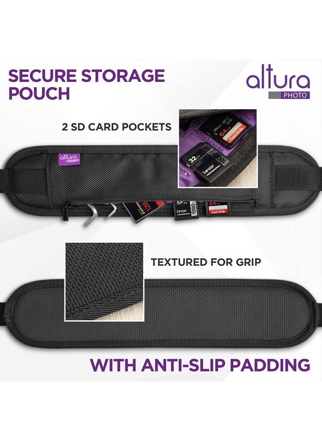 Altura Photo Camera Neck Strap w. Quick Release & Safety Tether - Camera Straps For Photographers - Adjustable DSLR Camera Strap for Sony, Nikon & Canon - Safe & Secure Camera Strap Quick Release  - Image 4