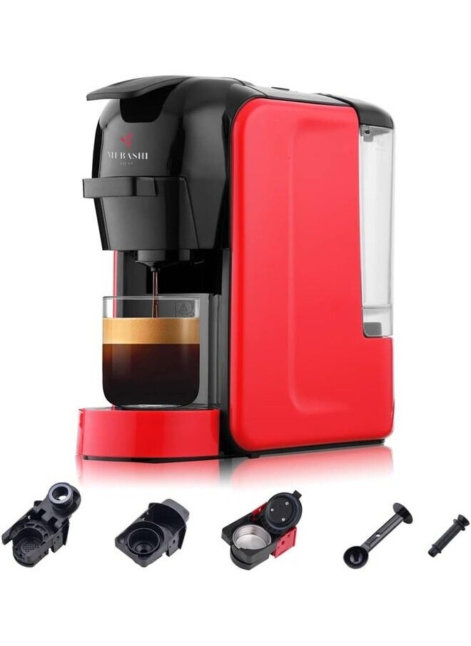 Mebashi 3in1 Multi Capsule Coffee Machine ME-CEM301 (Red)