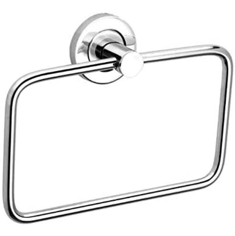 Stainless Steel Towel Ring for BathroomWash BasinNapkinTowel HangerBathroom Accessories Stainless Steel Napkin Ring Towel stand Napkin Hanger Towel RingHolderHanger Size 10X10X5 CMS colorsilver pack of 1pc  - Image 3
