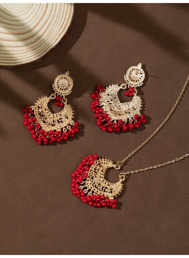 Vintage Bohemian Style Exaggerated Jewelry Set