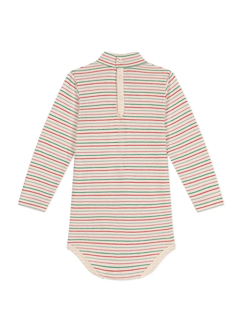 بيتي باتو Babies' long-sleeved rollneck cotton bodysuit