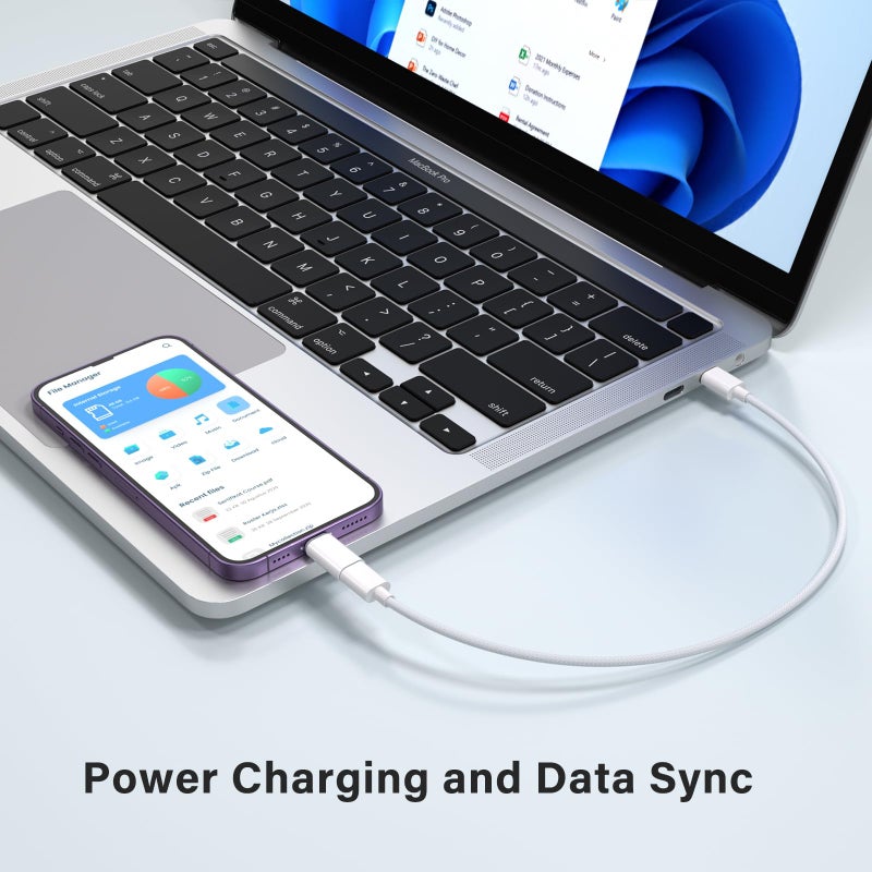 Thousover USB C Type C to Lightning Adapter MFi Certified 4 Pack 27W Fast Charging Support Data Sync,Lightning to USB Type C Cable Adapter for iPhone/iPad/for Airpods,with Anti-Lost Loop,Not for Audio/OTG - Image 4