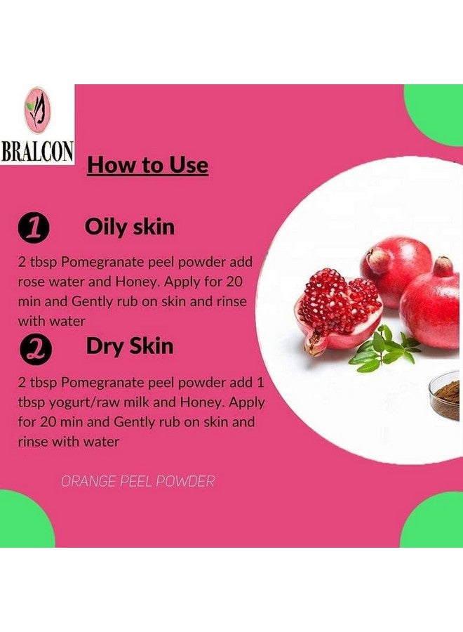 BRALCON براكالون مسحوق الرمان | أنار | 100% مسحوق جاف طبيعي لخلطة الشعر وخلطة الوجه | العناية بالبشرة | العناية بالشعر | 100 جرام - Image 3