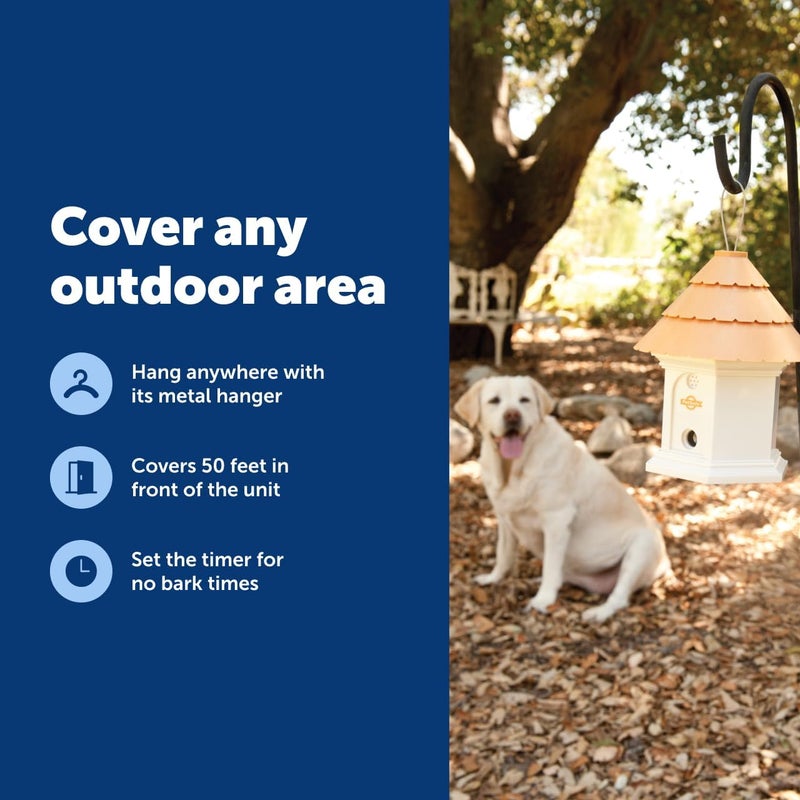 PetSafe Deluxe Outdoor Ultrasonic Bark Control - Elite No Barking Deterrent with Bird House Design - Image 5