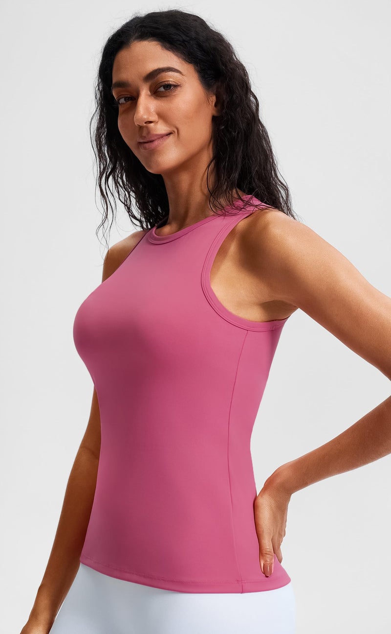 JOYSPELS Workout Tank Tops for Women, Butter Soft Yoga Tops, Slim Fit Athletic Tank - Image 3