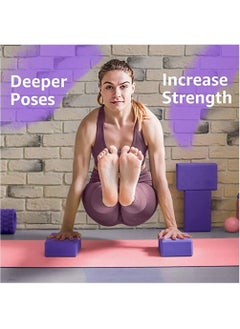 SKY-TOUCH 2-Pack High-Density EVA Foam Yoga Blocks - Non-Slip, Ideal for Stretching, Pilates & Fitness - Durable, Supportive Home Exercise Equipment  - Image 5