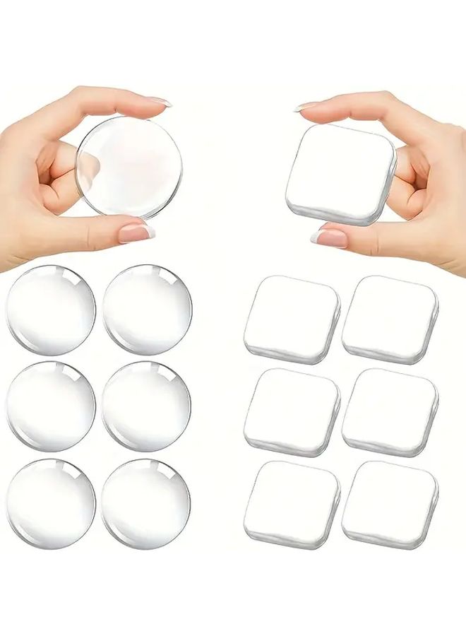 Self Adhesive Door Stop 3pcs Wall Protector No Drill Installation Noise Reduction - Image 5