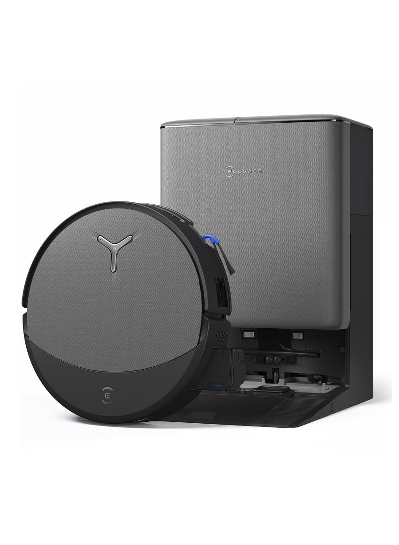 ECOVACS DEEBOT T90 Omni Robot Vacuum and Mop, 30,000Pa Suction, Instant Self-Cleaning OZMO Roller Mop, TruEdge Deep Edge Cleaning, ZeroTangle, Hot Water Wash & 145°F Air Dry, AI Obstacle Avoidance 4 L 65 W DEEBOT T90 OMNI black - Image 1