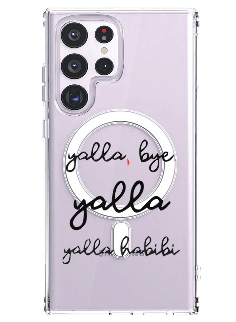 Theodor Magnetic Case for Samsung Galaxy S23 Ultra 6.8-inch Compatible with MagSafe Wireless Charging, Shockproof Phone Bumper Cover Yalla-01 - Image 1