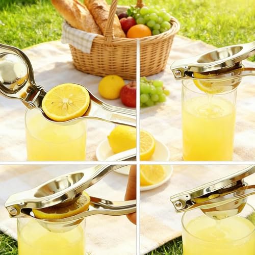 Rinkle Trendz Aluminium Lemon Squeezer Lime Squeezer Handheld Press Citrus Fruits - Image 5