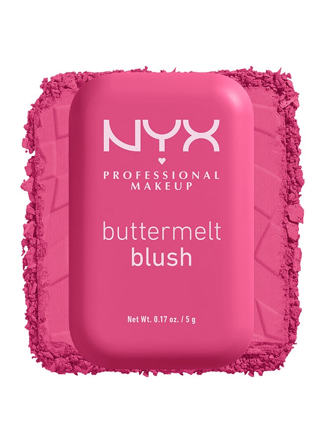 NYX PROFESSIONAL MAKEUP أحمر خدود زبدة الزبد، أحمر خدود بودرة، يدوم حتى 12 ساعة، مقاوم للتلاشي والانتقال، يتلاشى مع الوقت - Image 4