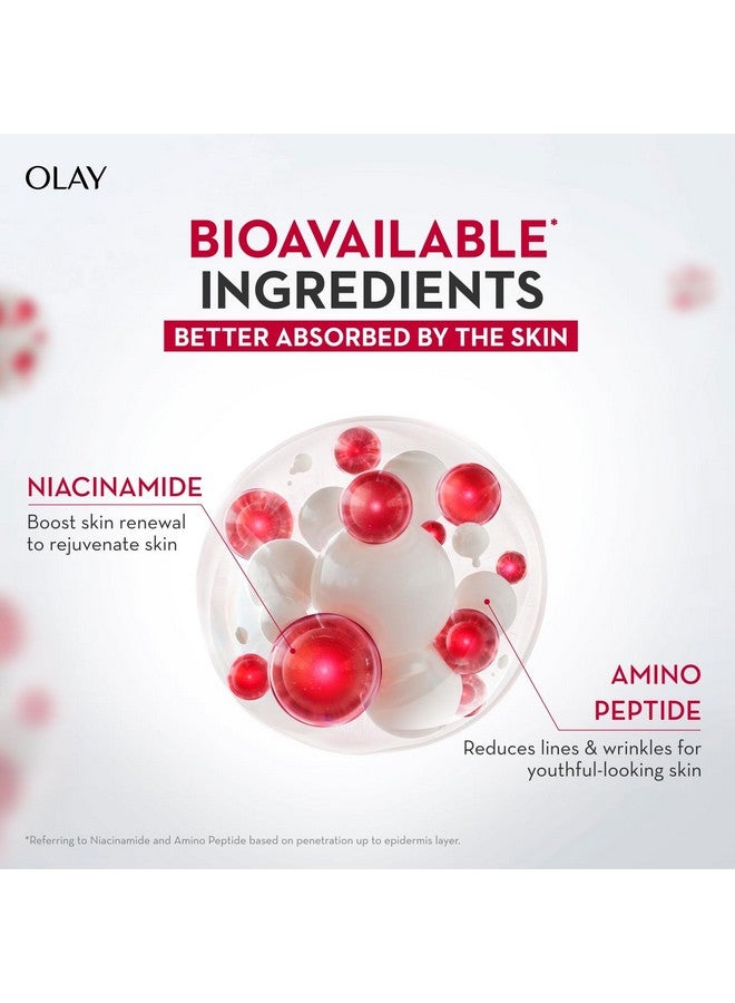 Olay Regenerist Micosculpting Night Cream | Hydrated, Plump, Bouncy Skin | With Hyaluronic Acid, Niacinamide and Peptides | Normal, Oily, Dry, Combination Skin | 50g - Image 4