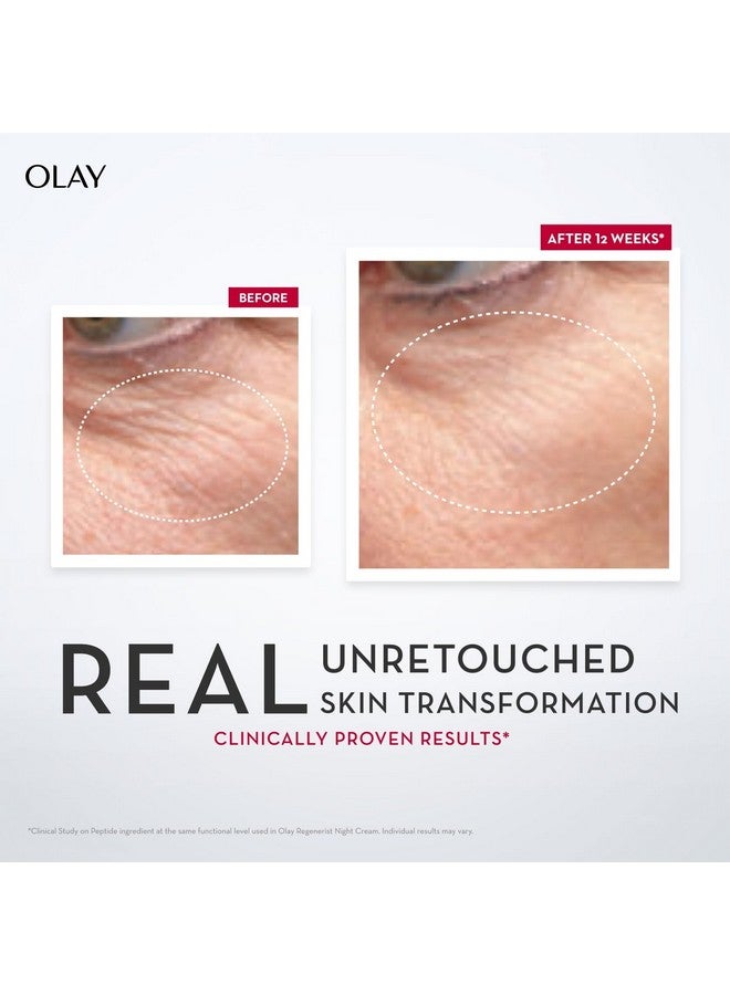 Olay Regenerist Micosculpting Night Cream | Hydrated, Plump, Bouncy Skin | With Hyaluronic Acid, Niacinamide and Peptides | Normal, Oily, Dry, Combination Skin | 50g - Image 3