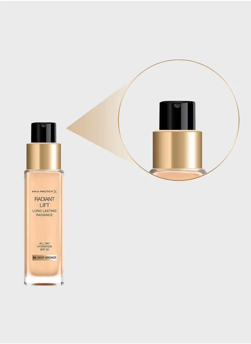 Max Factor Radiant Lift Foundation- 080 Deep Bronze