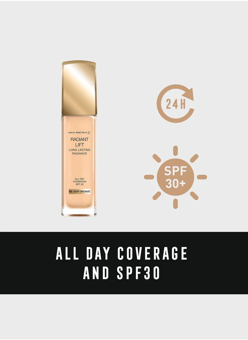 Max Factor Radiant Lift Foundation- 080 Deep Bronze