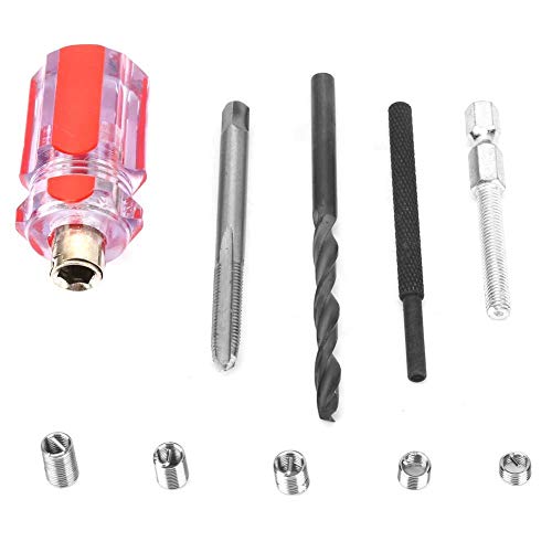 Hilitand 105pcs Threaded Inserts Repair Kit Stainless Steel Type Wire Insert Installation Set (M5 x 0.8) - Image 2