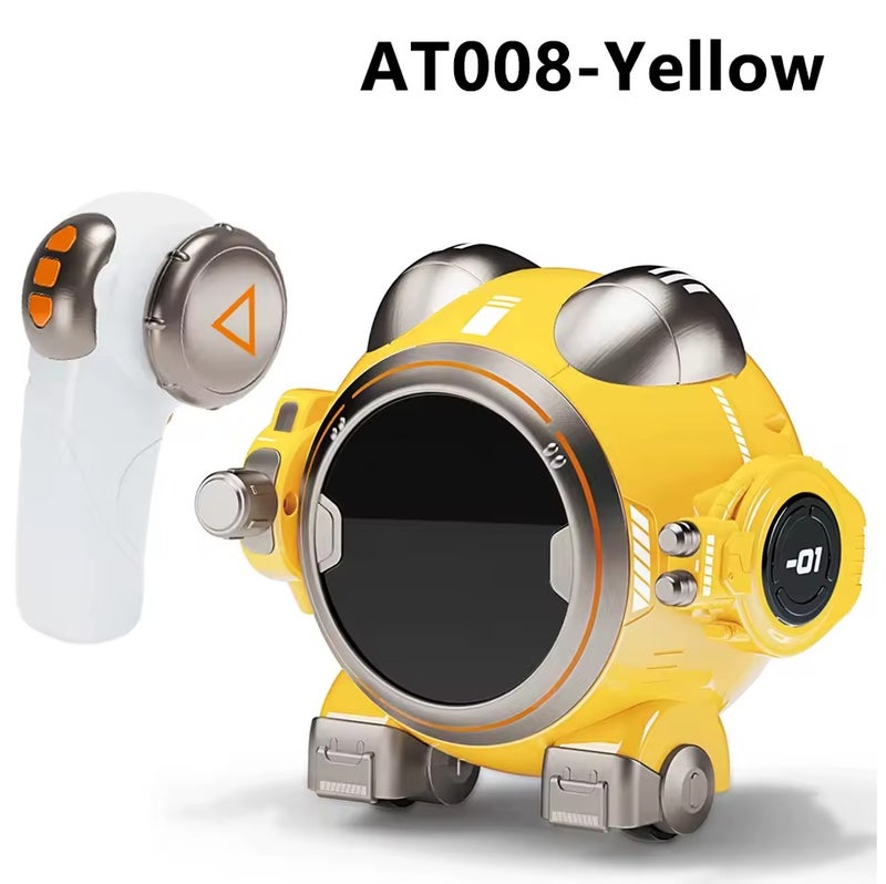 AT008- SMART ROBOT WITH REMOTE YELLOW COLOR - Image 1