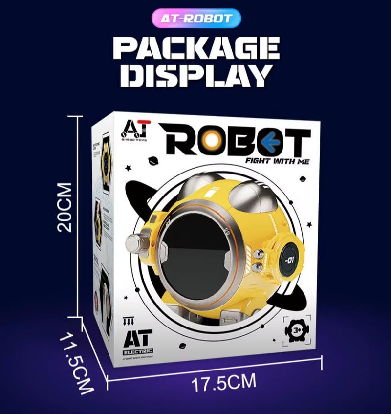 AT008- SMART ROBOT WITH REMOTE YELLOW COLOR - Image 2
