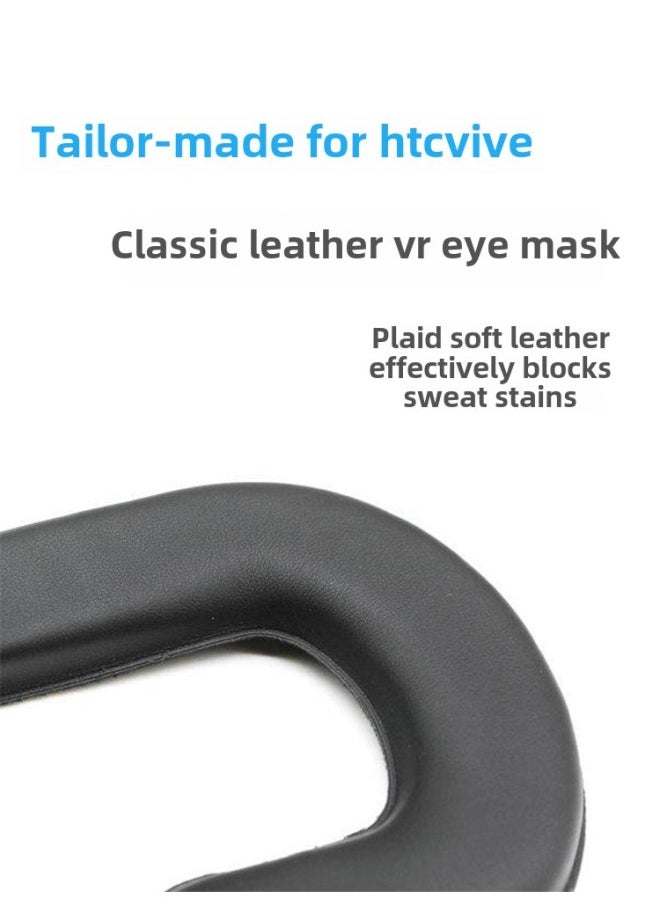 Generic Htc Vive Leather Eye Mask Visor VR Experience Store Accessories Not Sweat Absorption-Color:Non-porous Shading Model  - Image 2